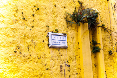 Narrow Street in Macauの写真素材