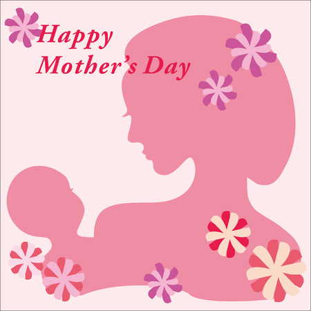 Design material for   mother's Dayのイラスト素材