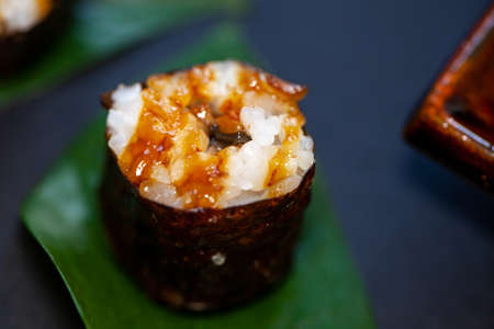 Closeup of gourmet japanese food sushiの写真素材