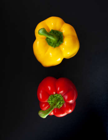 Fresh vegetables colorful peppers close-upの写真素材