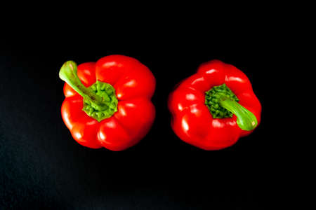 Fresh vegetables colorful peppers close-upの写真素材