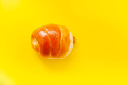 Delicious pastry breakfast hot dog buns