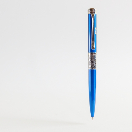 Classic blue penの写真素材