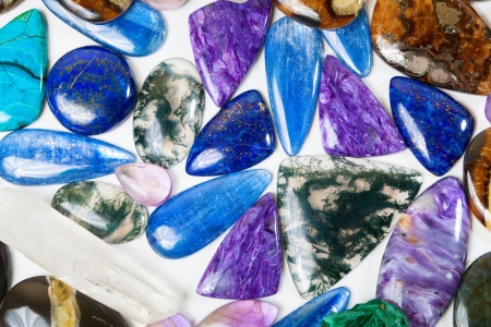 Beautiful gems background の写真素材