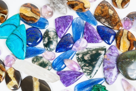 Beautiful gems background の写真素材