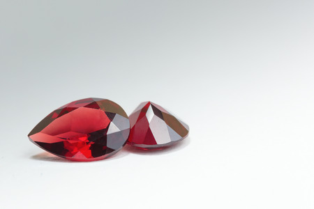 Garnet gemstonesの写真素材