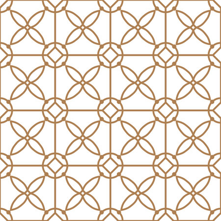 Geometric asian monochrome seamless vector pattern including traditional korean or chinese motive with typical lines and elementsのイラスト素材