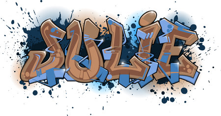Graffiti styled Name Design - Julie



Cool legible graffiti artのイラスト素材