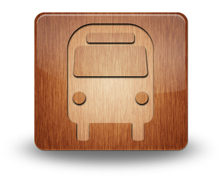 Icon Button Pictogram Bus Ground Transportationの写真素材
