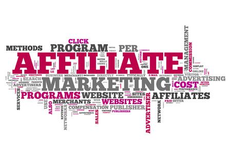 Word Cloud Affiliate Marketingの写真素材