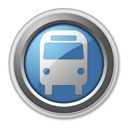 Icon Button Pictogram Bus Ground Transportationの写真素材