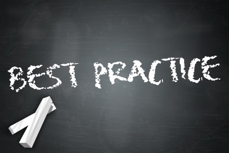 Blackboard Best Practiceの写真素材