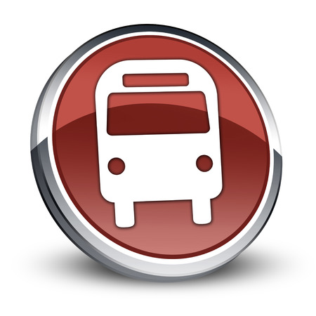 Icon Button Pictogram Bus Ground Transportationの写真素材