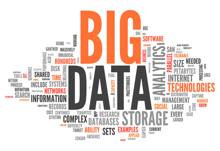 Word Cloud Big Dataの写真素材