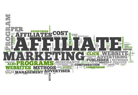 Word Cloud Affiliate Marketingの写真素材