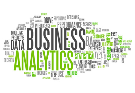 Word Cloud Business Analyticsの写真素材
