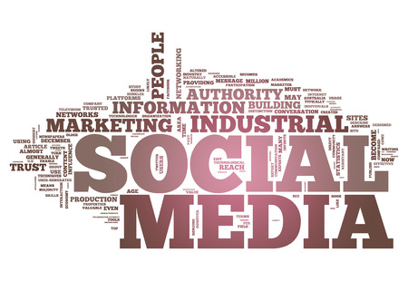 Word Cloud Social Mediaの写真素材