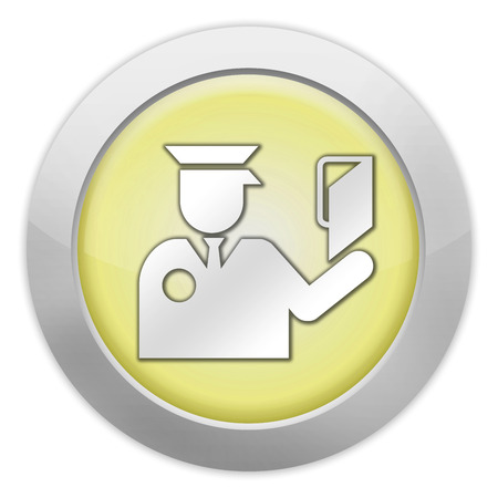Icon, Button, Pictogram with -Money Bag with Dollar Sign- symbolの写真素材
