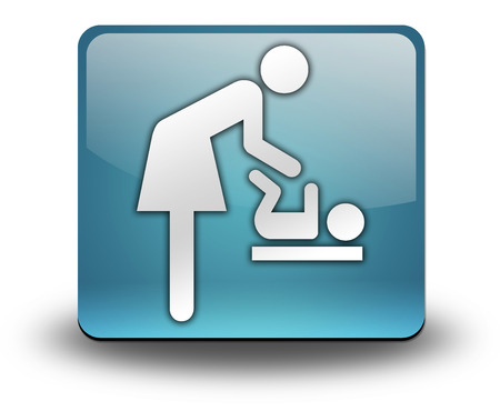 Icon Button Pictogram Baby Changeの写真素材