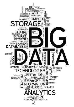 Word Cloud Big Dataの写真素材