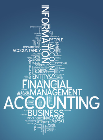 Word Cloud Accountingの写真素材