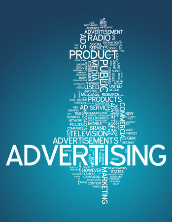 Word Cloud Advertisingの写真素材