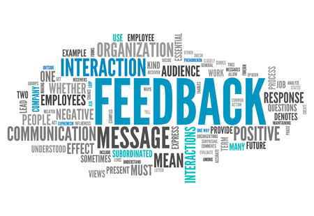 Word Cloud with Feedback wordingの写真素材