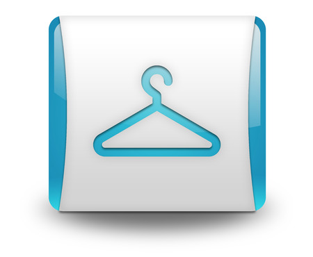 Icon, Button, Pictogram with Coat Hanger symbolの写真素材