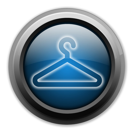 Icon, Button, Pictogram with Coat Hanger symbolの写真素材