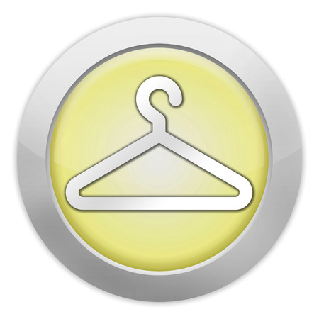Icon, Button, Pictogram with Coat Hanger symbolの写真素材