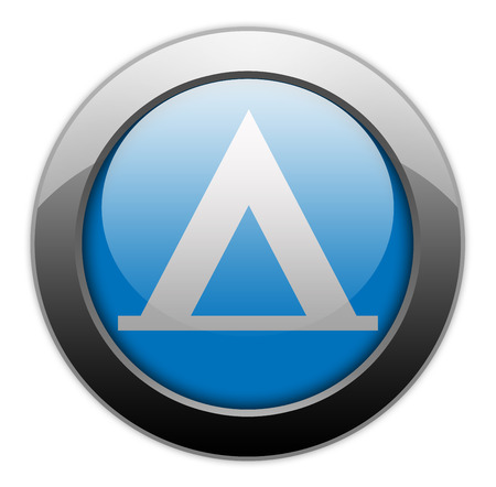 Icon, Button, Pictogram with Camping symbolの写真素材
