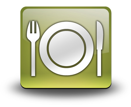 Icon, Button, Pictogram with Eatery, Restaurant symbolの写真素材