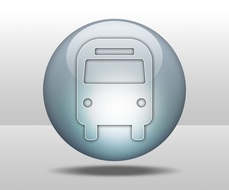 Icon, Button, Pictogram Bus   Ground Transportationの写真素材