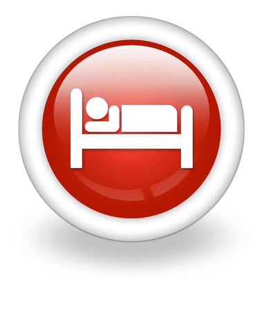 Icon, Button, Pictogram with Hotel, Lodging symbolの写真素材