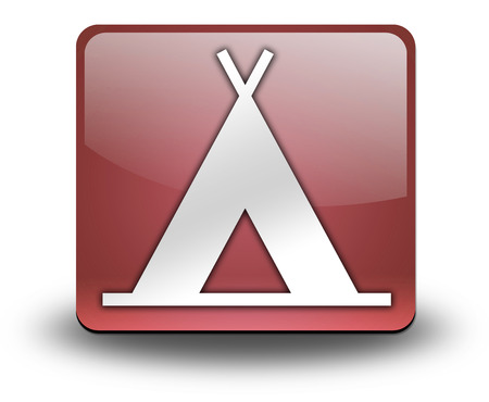 Icon, Button, Pictogram with Camping symbolの写真素材