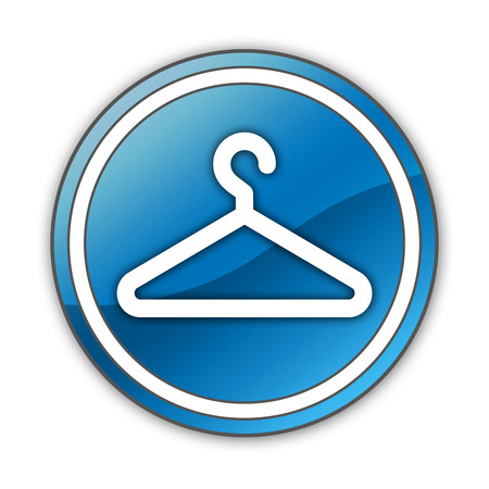 Icon, Button, Pictogram with Coat Hanger symbolの写真素材