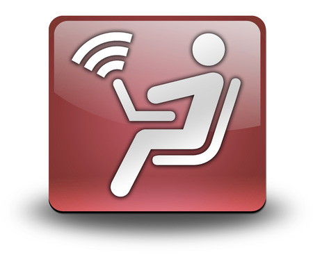 Icon, Button, Pictogram with Wireless Access symbolの写真素材