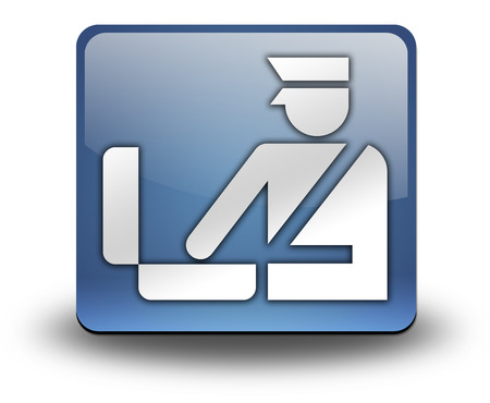 Icon, Button, Pictogram with Customs symbolの写真素材