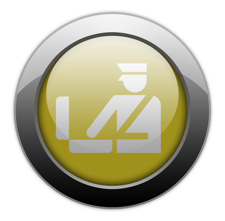 Icon, Button, Pictogram with Customs symbolの写真素材