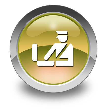 Icon, Button, Pictogram with Customs symbolの写真素材
