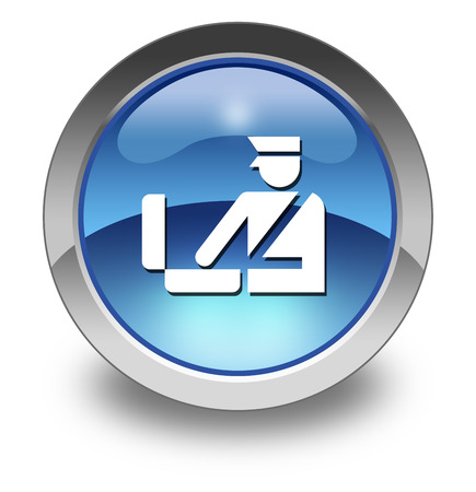 Icon, Button, Pictogram with Customs symbolの写真素材