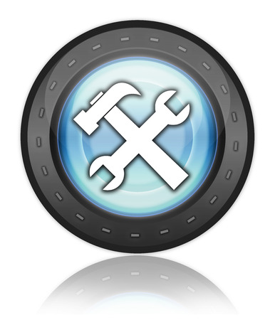 Icon, Button, Pictogram with Tools symbolの写真素材