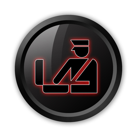 Icon, Button, Pictogram with Customs symbolの写真素材
