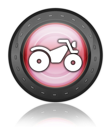 Icon, Button, Pictogram with ATV symbolの写真素材