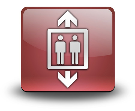 Icon, Button, Pictogram with Elevator symbolの写真素材