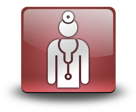 Icon, Button, Pictogram with Physician symbolの写真素材