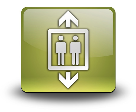 Icon, Button, Pictogram with Elevator symbolの写真素材