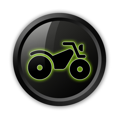 Icon, Button, Pictogram with ATV symbolの写真素材