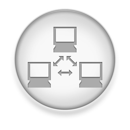 Icon, Button, Pictogram with Network symbolの写真素材
