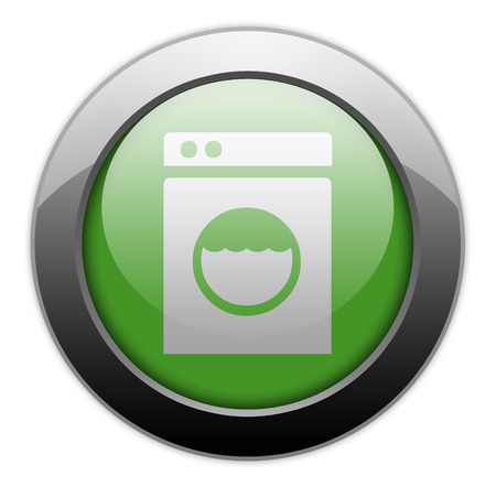 Icon, Button, Pictogram with Laundromat symbolの写真素材